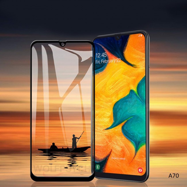 Margoun 3D Curved Tempered Glass Screen Protector for Samsung Galaxy A70 