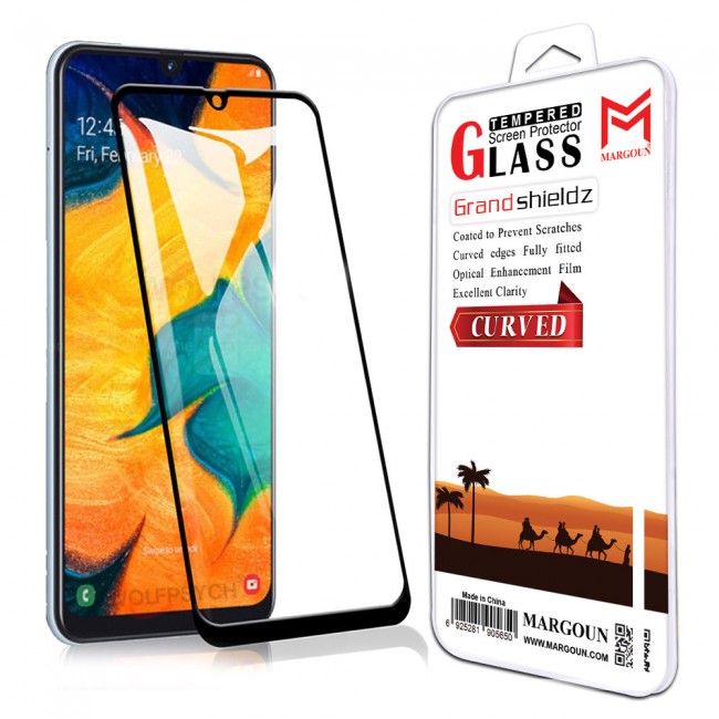 Margoun 3D Curved Tempered Glass Screen Protector for Samsung Galaxy A70 