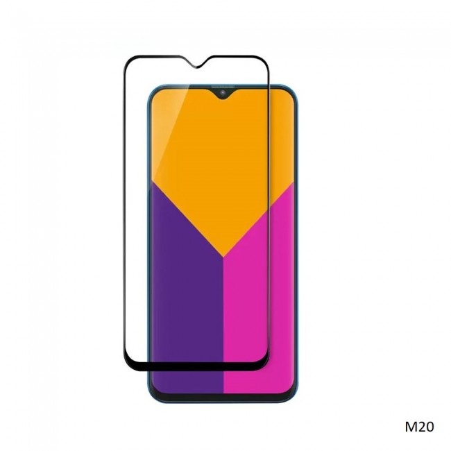 Margoun 3D Curved Tempered Glass Screen Protector for Samsung Galaxy M Series ( M10 , M20 )