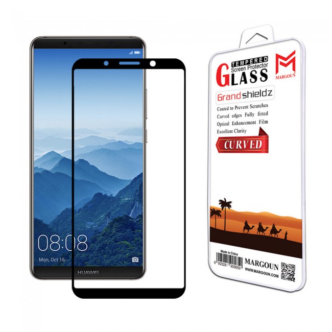Margoun  3D Tempered Glass Screen Protector for Huawei Mate 10 Pro - Black