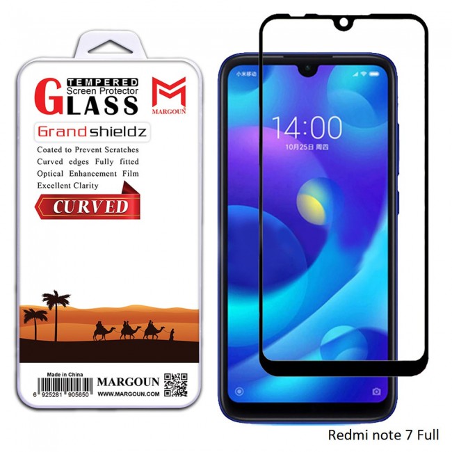 Margoun 3D Curved Tempered Glass Screen Protector for Xiaomi Phones ( Redmi Note 7 , Redmi Note 7 Full , Mi 9 , Redmi Go )