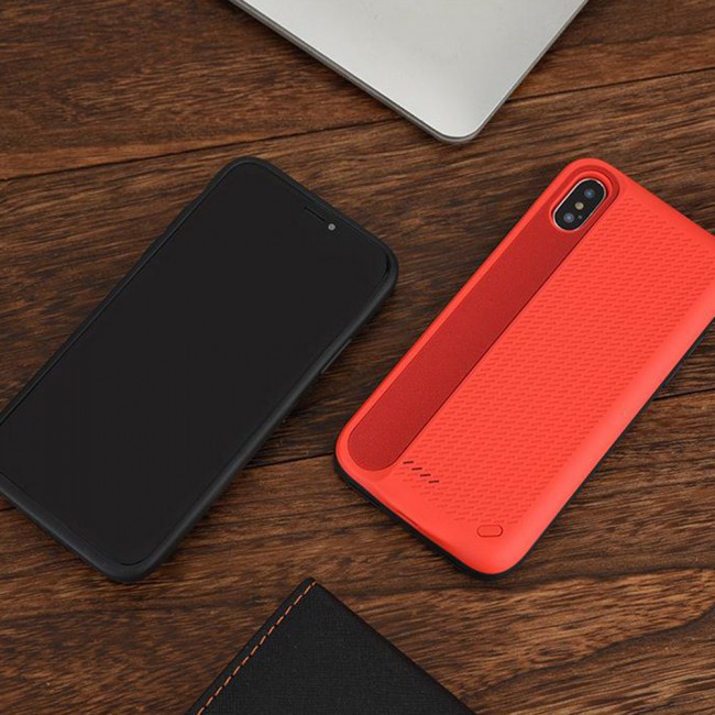Margoun 4000mAh Battery Case for Appple iphone X , XS - Red