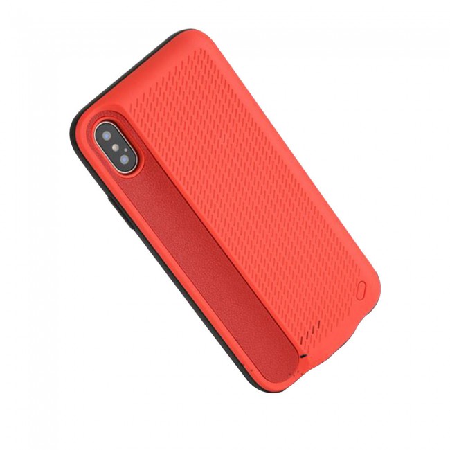 Margoun 4000mAh Battery Case for Appple iphone X , XS - Red