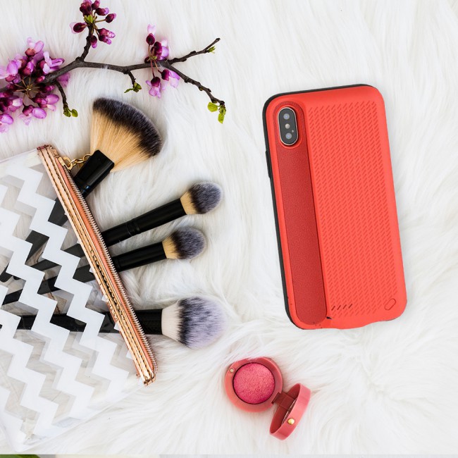 Margoun 4000mAh Battery Case for Appple iphone X , XS - Red