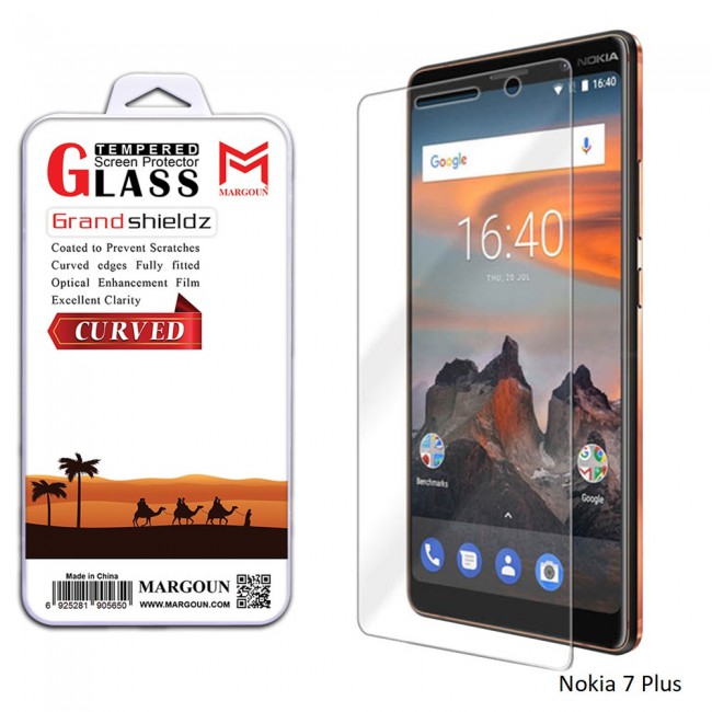 Margoun 5D Curved Tempered Glass Screen Protector for Nokia Phones ( 2 , 3 , 5 , 6 , 6 2018 , 7 Plus , 8 )