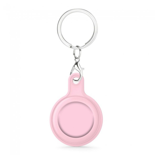 Margoun Silicone Key Ring for Apple AirTag - Pink