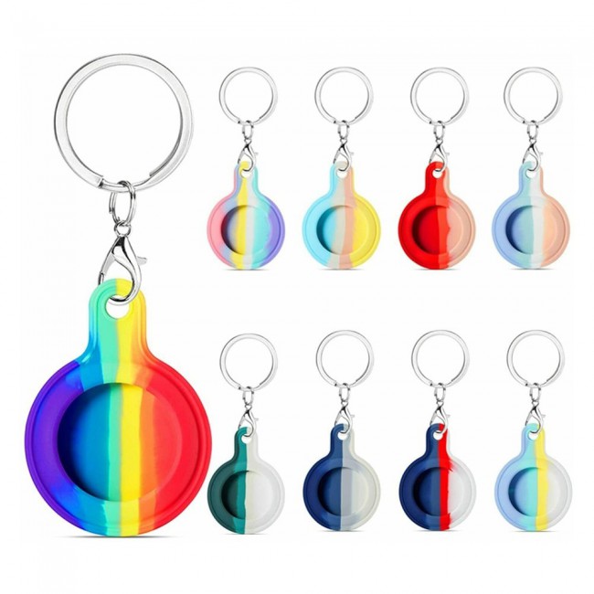 Margoun AirTag Silicone Key Ring for Apple AirTag - Multi02