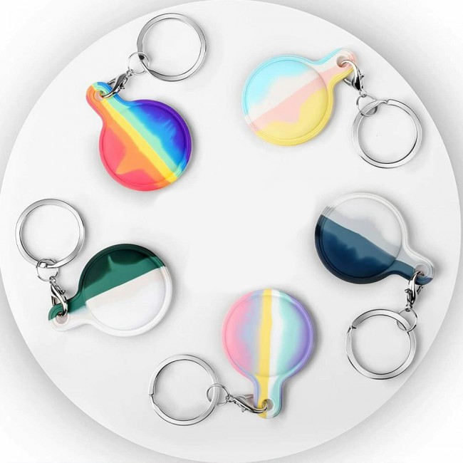 Margoun AirTag Silicone Key Ring for Apple AirTag - Multi02