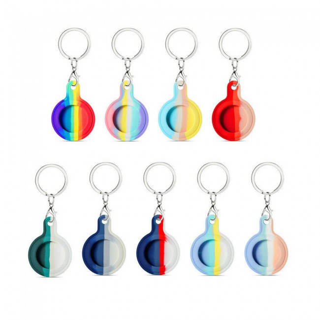 Margoun AirTag Silicone Key Ring for Apple AirTag - Multi04