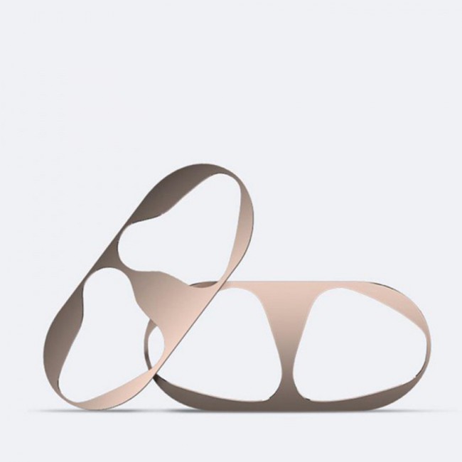 Margoun Airpods Metal Anti-Dust Sticker Guard – Black , Grey , Purple , Red , Rose Gold , Gold