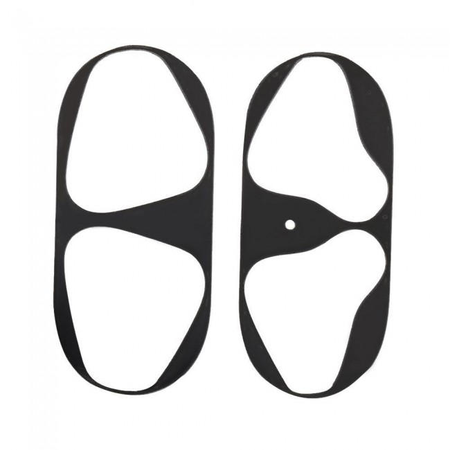 Margoun Airpods Metal Anti-Dust Sticker Guard – Black , Grey , Purple , Red , Rose Gold , Gold
