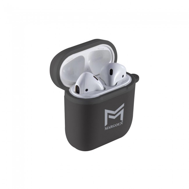 Margoun Apple AirPods Protective Hard Case Cover Shell with Strap Holder