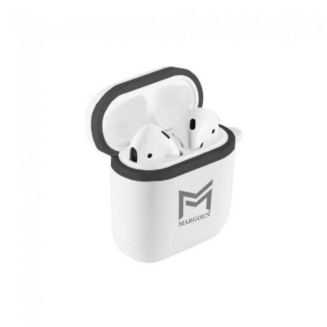 Margoun Apple AirPods Protective Hard Case Cover Shell with Strap Holder