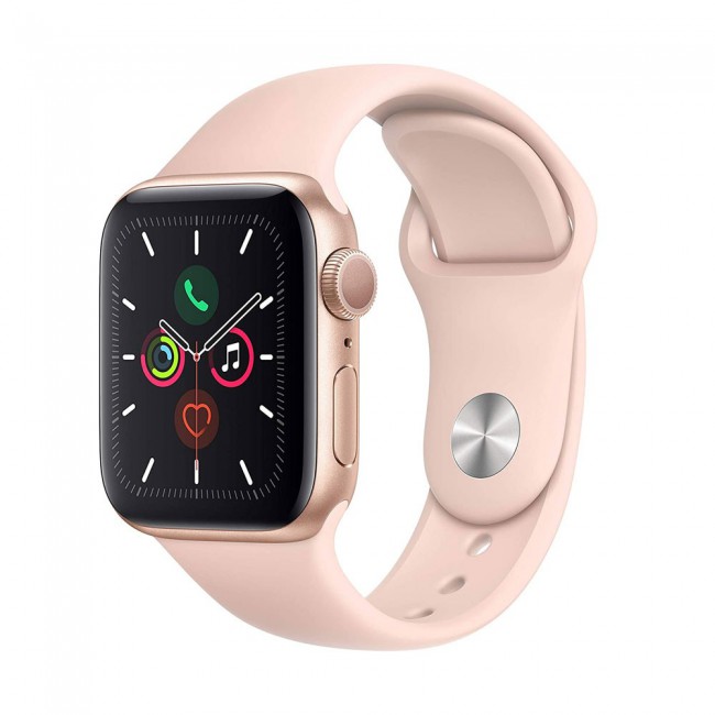 Margoun Apple Watch Series 6 GPS 44mm with Soft Silicone Band - Pink