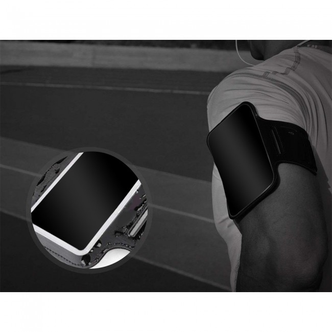 Margoun Sports Running Armband Case Cover for Mobile Phones upto 6 inches - Blue