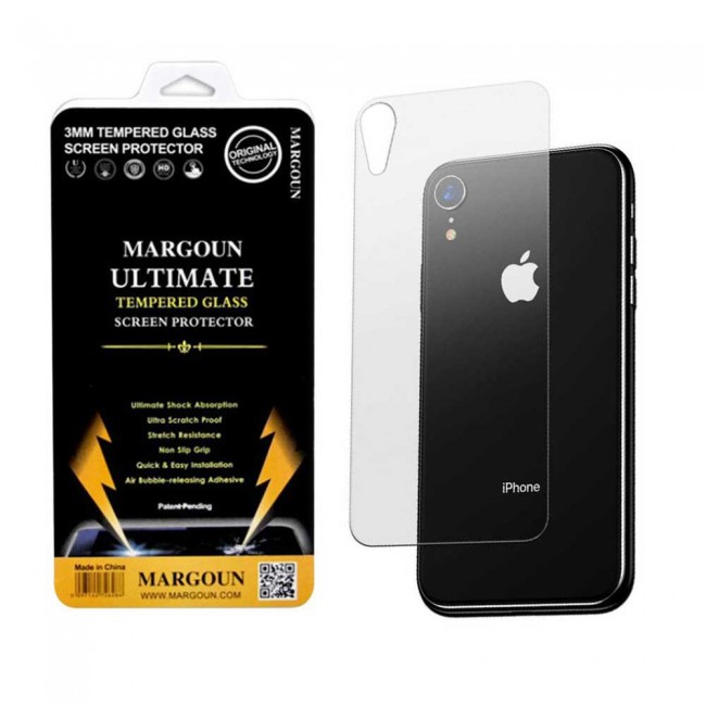 Margoun Back Tempered Glass Screen Protector for Apple iphone XR ( 6.1 inch) 