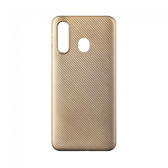 Margoun Carbon Fiber Case Cover for Samsung Galaxy A30 - Gold