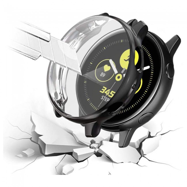 Margoun Case for Samsung Galaxy Watch Active 2 44mm - Black