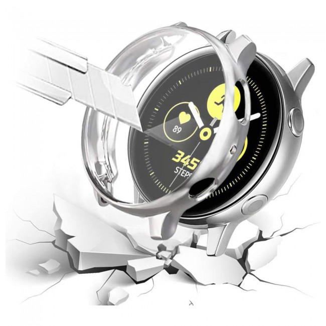 Margoun Case for Samsung Galaxy Watch Active 2 44mm - Silver