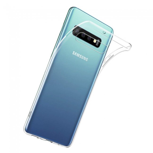 Margoun Clear Back Cover TPU Case for Samsung Galaxy S10