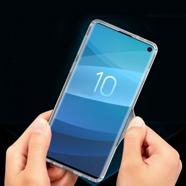 Margoun Clear Back Cover TPU Case for Samsung Galaxy S10