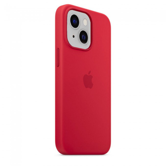 Margoun Silicone Case Cover for Apple iPhone 13 - Red