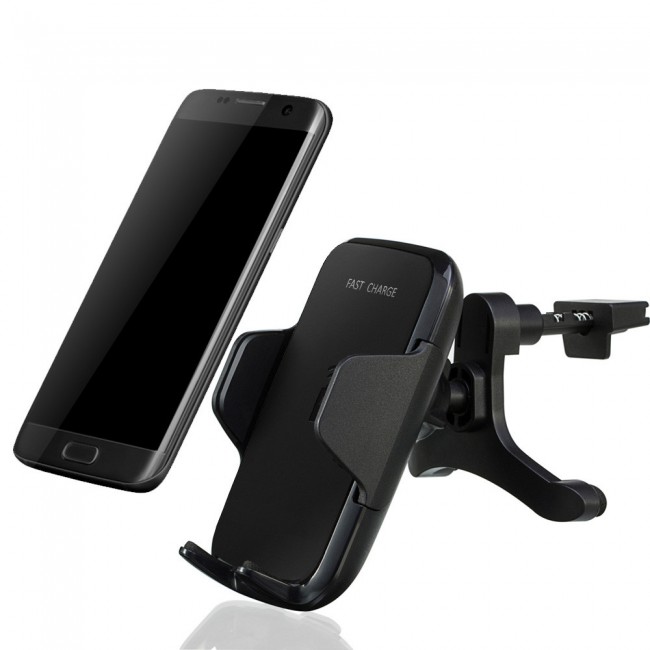Margoun Fast Charging Car Charger Mount Phone Holder – Black