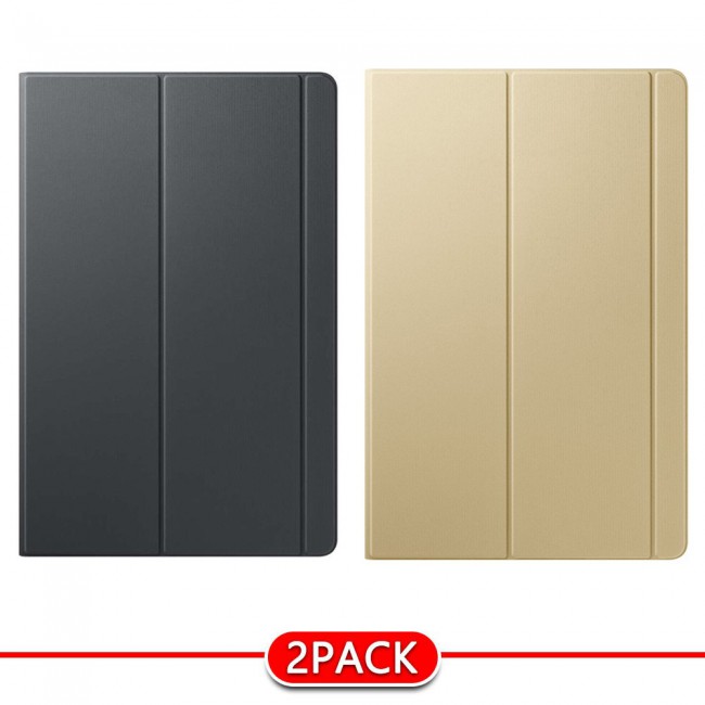 Margoun 2Pack Trifold Folio Case Cover for Samsung Galaxy Tab S6 10.5 inch T860 T865 - Gold Black