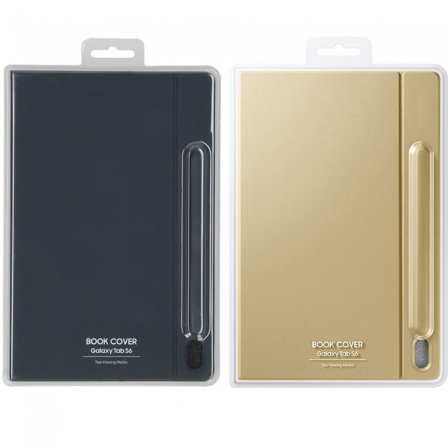 Margoun 2Pack Trifold Folio Case Cover for Samsung Galaxy Tab S6 10.5 inch T860 T865 - Gold Black