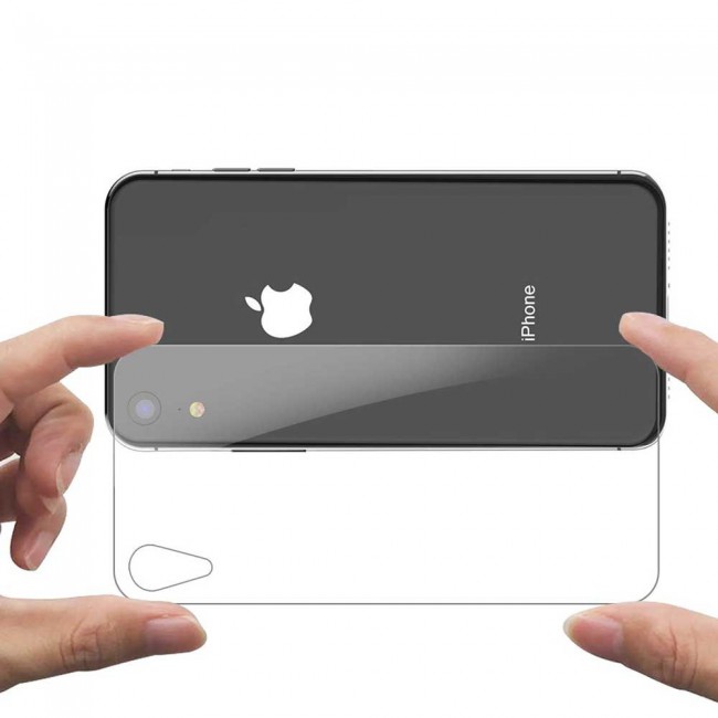 Margoun Back and 3D Front Tempered Glass Screen Protector for Apple iPhone XR