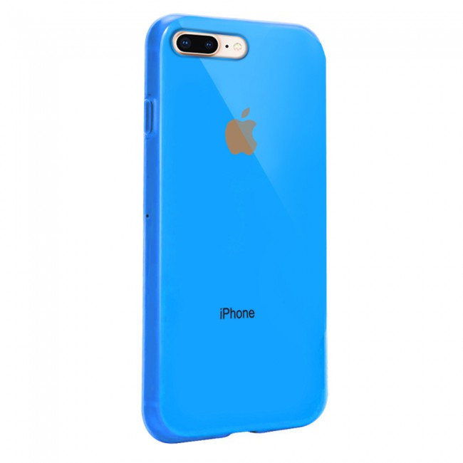 Margoun Glossy TPU Case Cover for Apple iphone 7 Plus - ( Red , Blue , Green , Purple , Gold , Beige , Cream , Yellow , Orange )
