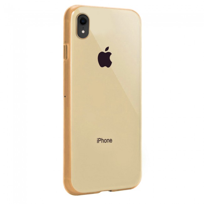 Margoun Glossy TPU Case Cover for Apple iphone  XR - ( Red , Blue , Green , Purple , Gold , Beige , Cream , Yellow , Orange )