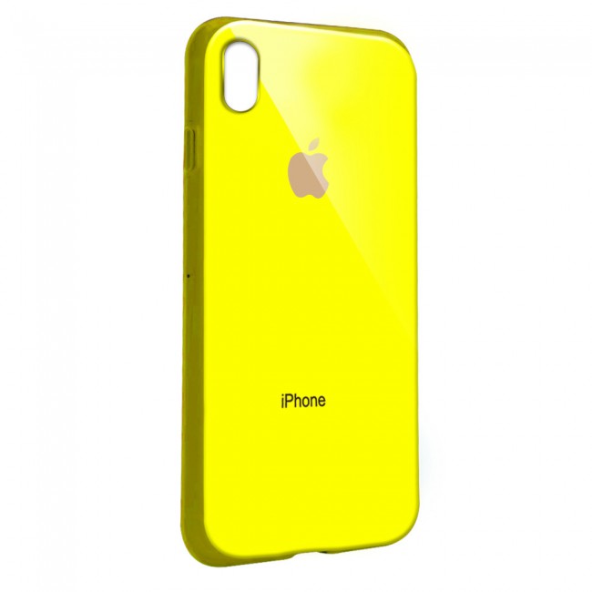 Margoun Glossy TPU Case Cover for Apple iphone  XR - ( Red , Blue , Green , Purple , Gold , Beige , Cream , Yellow , Orange )