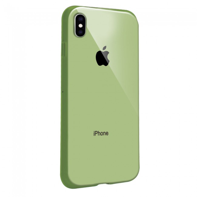 Margoun Glossy TPU Case Cover for Apple iphone  XS Max - ( Red , Blue , Green , Purple , Gold , Beige , Cream , Yellow , Orange )