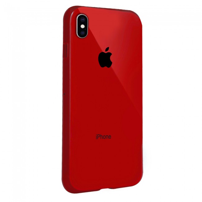 Margoun Glossy TPU Case Cover for Apple iphone  XS Max - ( Red , Blue , Green , Purple , Gold , Beige , Cream , Yellow , Orange )