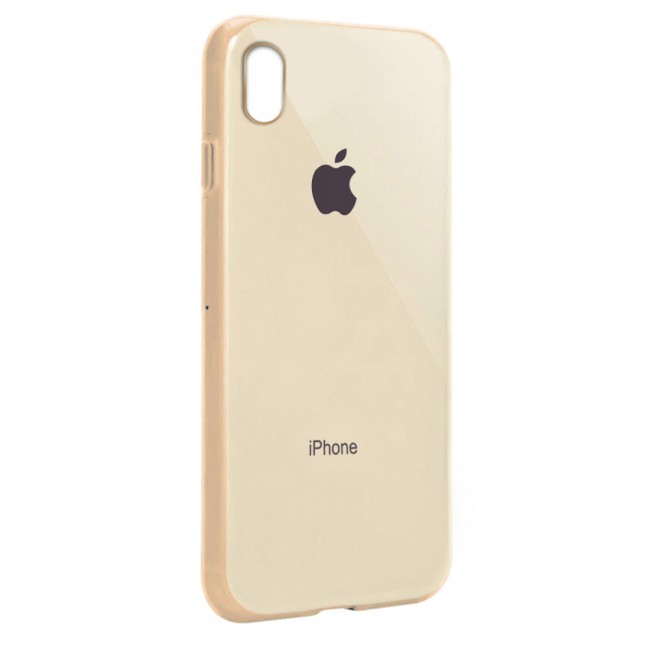 Margoun Glossy TPU Case Cover for Apple iphone  XS Max - ( Red , Blue , Green , Purple , Gold , Beige , Cream , Yellow , Orange )