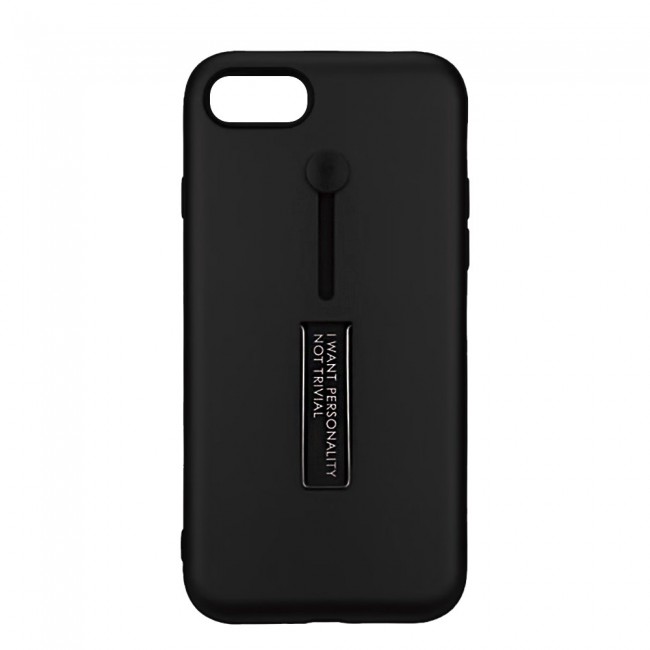 Margoun I Want Personality Not Trivial Strap Case Cover with Kickstand for Apple iphone 6 Plus – Black , Dark Blue , Red , Gold