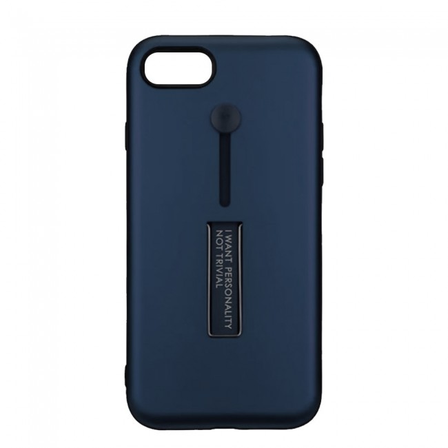 Margoun I Want Personality Not Trivial Strap Case Cover with Kickstand for Apple iphone 6 Plus – Black , Dark Blue , Red , Gold