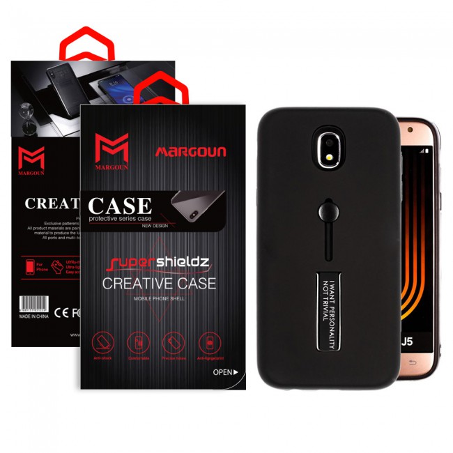 Margoun I Want Personality Not Trivial Strap Case Cover with Kickstand for Samsung Galaxy J5 Pro – Black , Dark Blue , Red , Gold