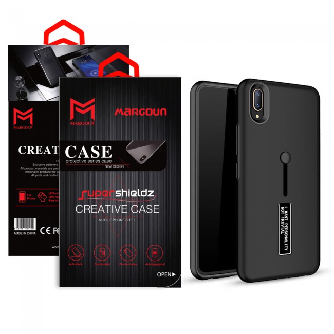 Margoun I Want Personality Not Trivial Strap Case Cover with Kickstand for Samsung Galaxy M10 – Black , Dark Blue , Red , Gold