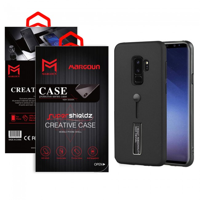 Margoun I Want Personality Not Trivial Strap Case Cover with Kickstand for Samsung Galaxy S9 Plus – Black , Dark Blue , Red , Gold
