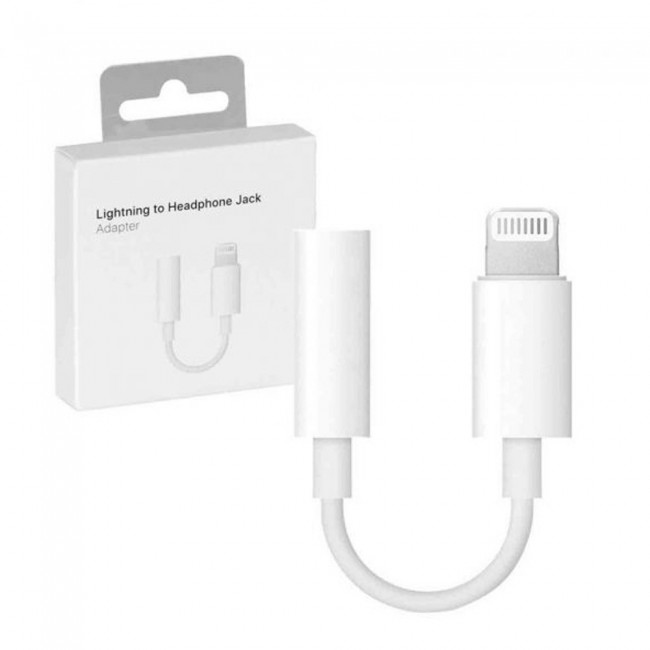Margoun Lightning to Headphone Jack Adapter – White