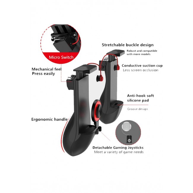 Margoun Mobile Game Controller Joysticks with Trigger for Android and iPhone
