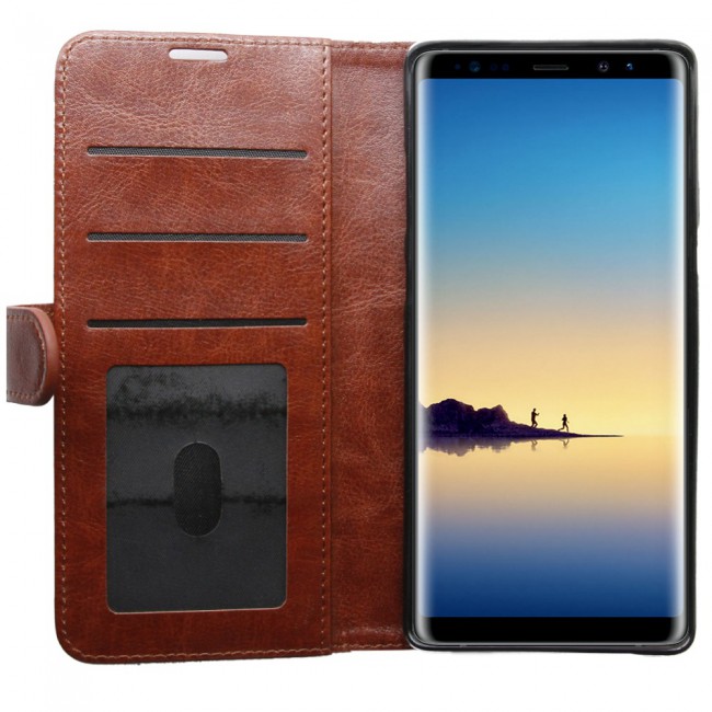 Margoun PU Leather Folio Flip Case Cover for Samsung Galaxy Note 8