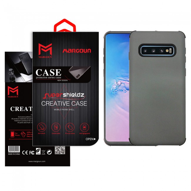 Margoun Protective Back Cover Hard Case For Samsung Galaxy S10 – Red / Black / Grey
