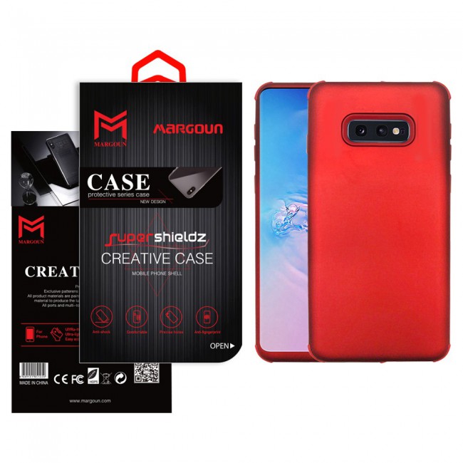 Margoun Protective Back Cover Hard Case For Samsung Galaxy S10e ( S10 Lite ) – Red / Black / Grey