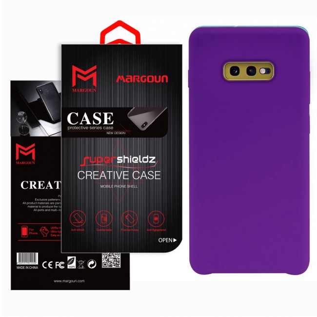 Margoun Protective Silicon Case for Samsung Galaxy S10e / S10 lite – Black , White , Red , Dark Blue , Light Blue , Purple