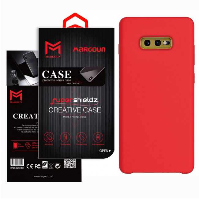 Margoun Protective Silicon Case for Samsung Galaxy S10e / S10 lite – Black , White , Red , Dark Blue , Light Blue , Purple