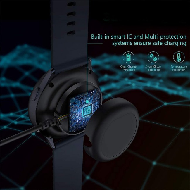 Margoun QI Wireless Charger for Galaxy Watch Active and Active 2 with USB Cable