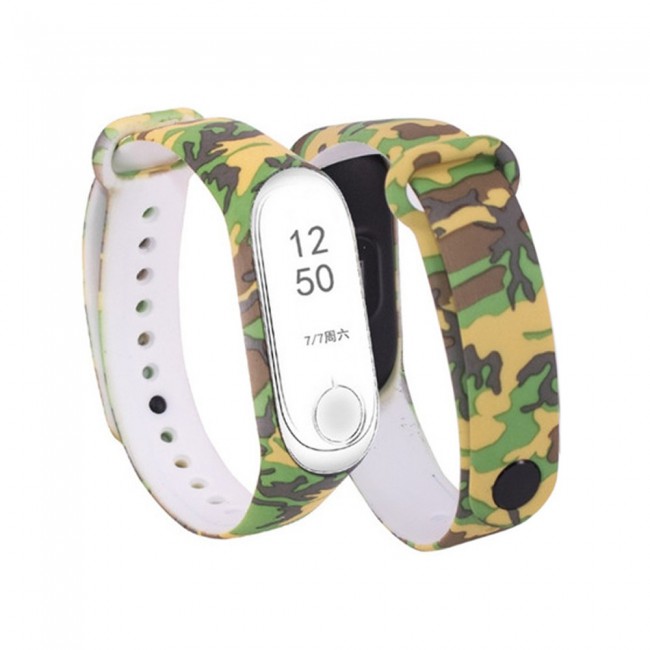 Margoun Printed Silicon Strap Replacement Band for Xiaomi MI Band 3 - MG01